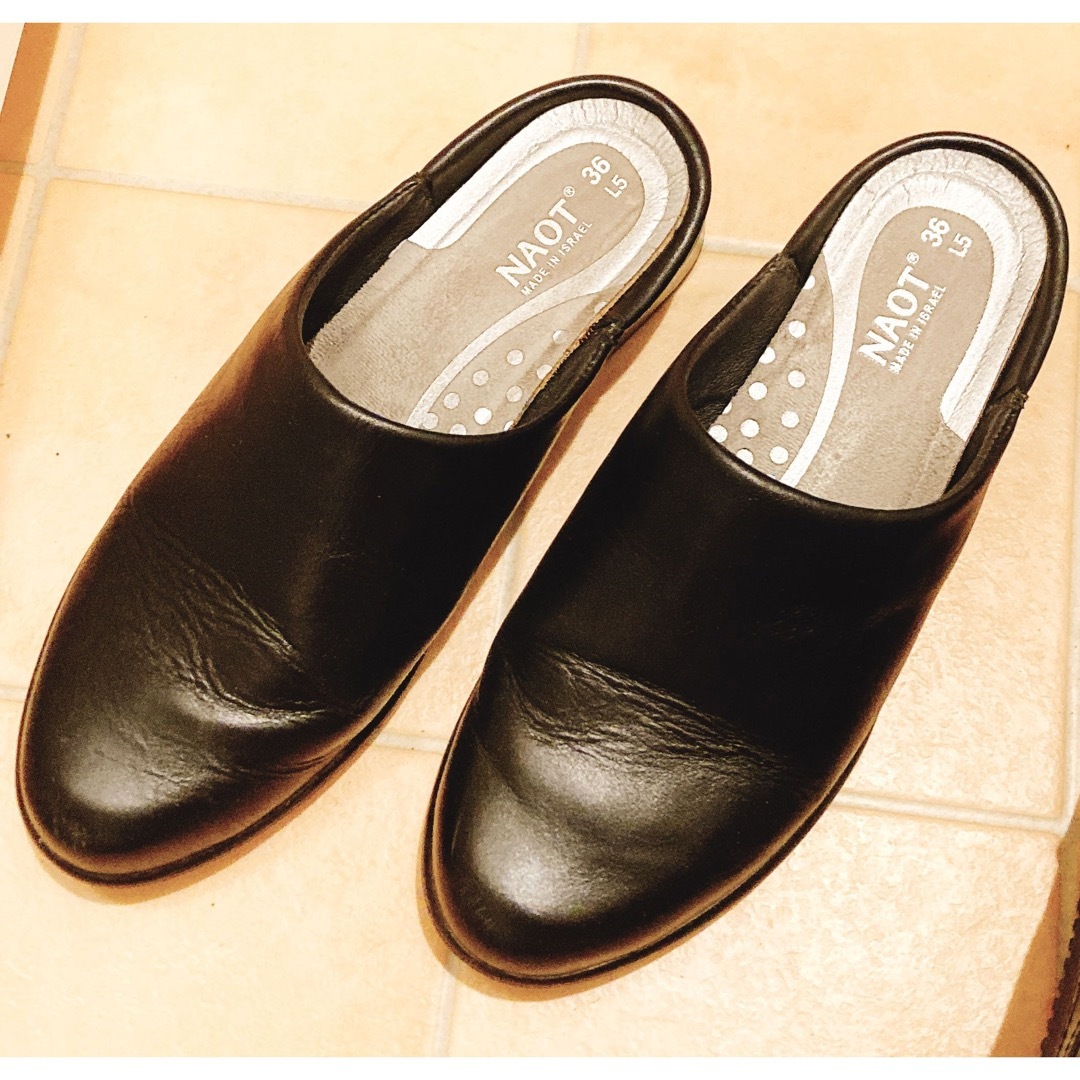 NAOT LODOS Black Madras ナオト サボ 36サイズ-