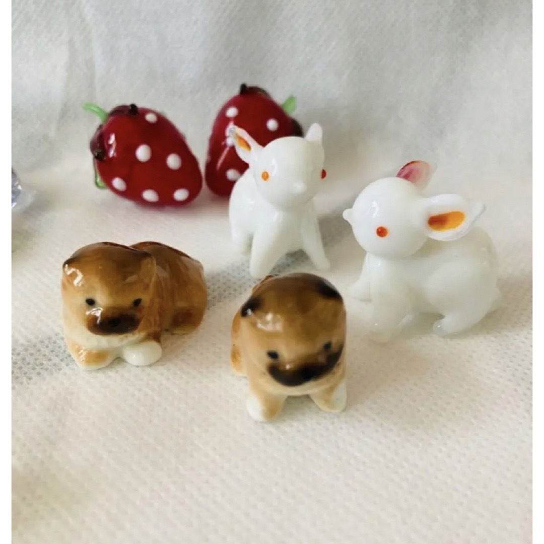 ガラス細工 ミニチュアコレクションの通販 by くまさん7's shop ガラス細工 ミニチュアコレクションの通販 by くまさん7's shop
