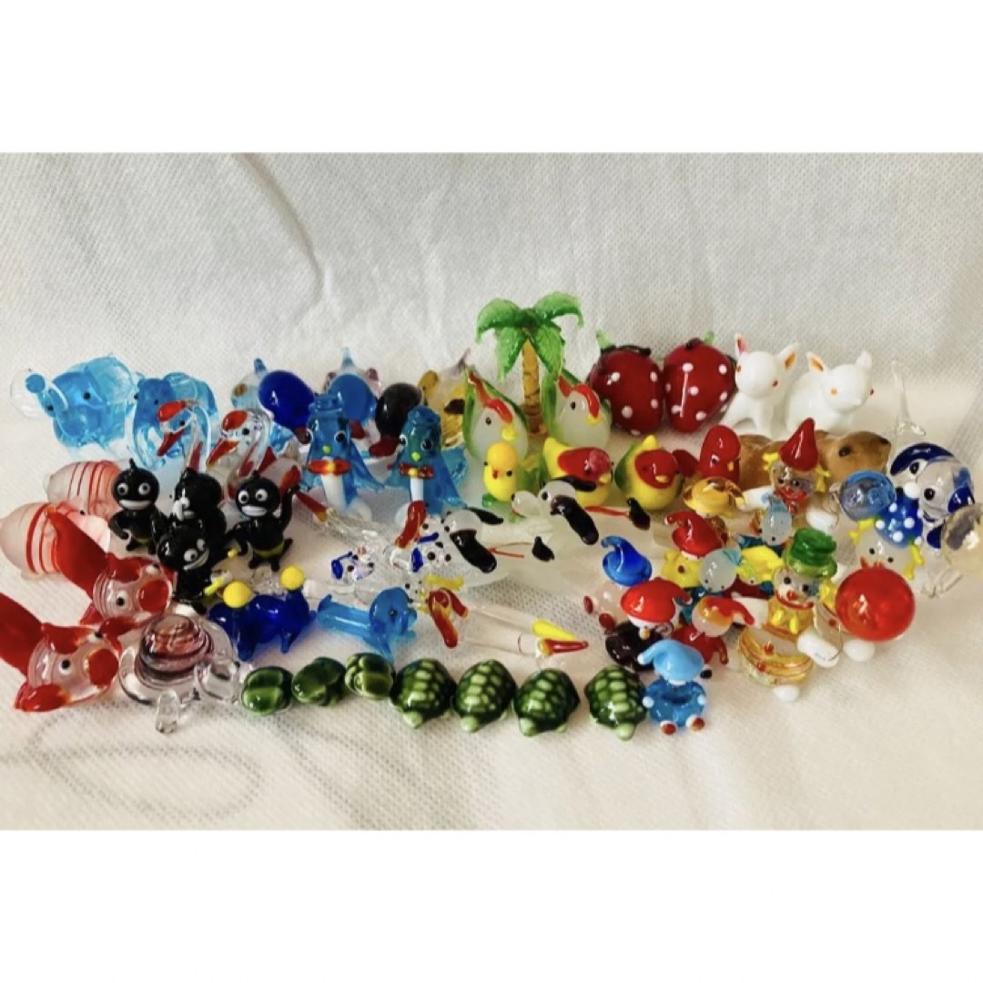 ガラス細工 ミニチュアコレクションの通販 by くまさん7's shop ガラス細工 ミニチュアコレクションの通販 by くまさん7's shop
