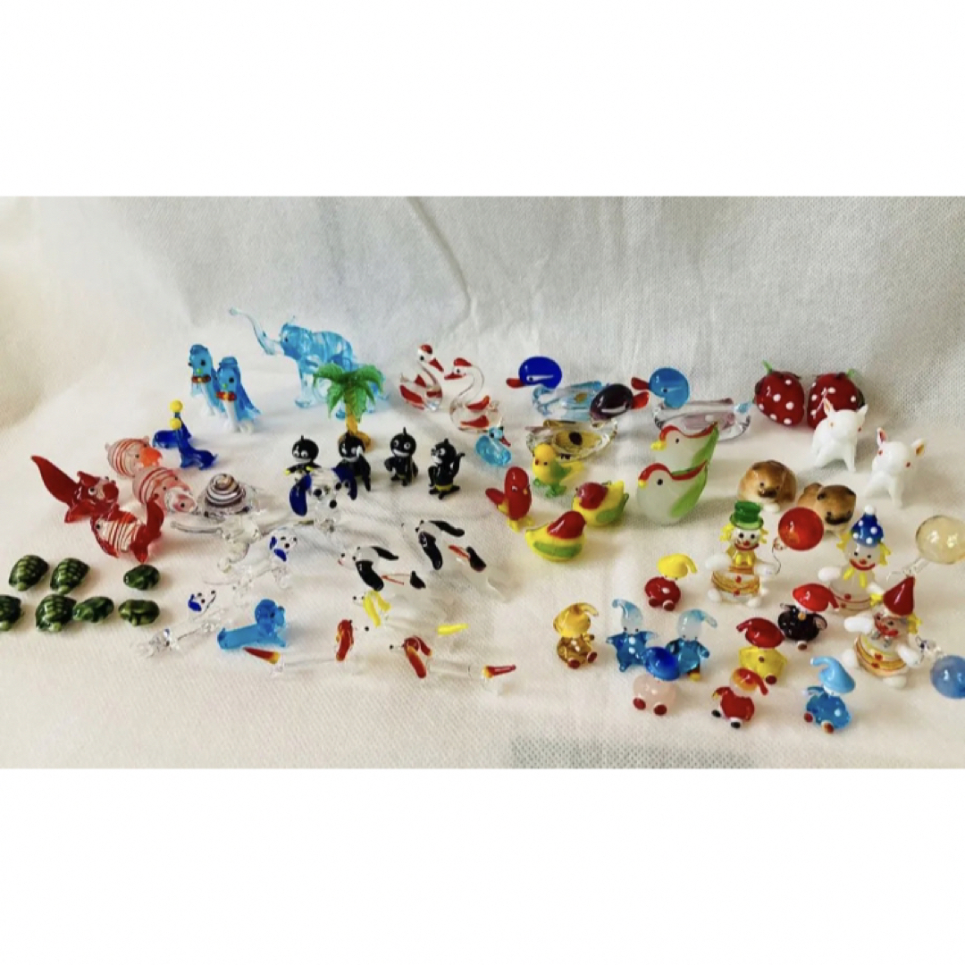 ガラス細工 ミニチュアコレクションの通販 by くまさん7's shop ガラス細工 ミニチュアコレクションの通販 by くまさん7's shop