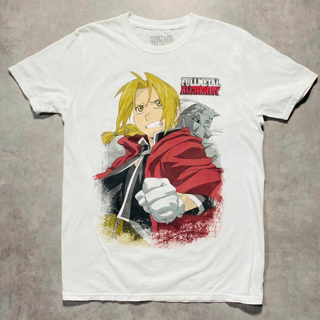 00s 鋼の錬金術師 プリントTシャツ USメンズ古着アニメT漫画TANIMET