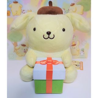 ポムポムプリン(ポムポムプリン)のポムポムプリン　ピューロランド　プレゼントBOXぬいぐるみ(ぬいぐるみ)