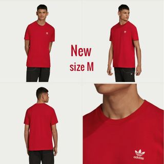 オリジナルス(Originals（adidas）)の新品 M adidas originals Tシャツ ワンポイント 赤(Tシャツ/カットソー(半袖/袖なし))