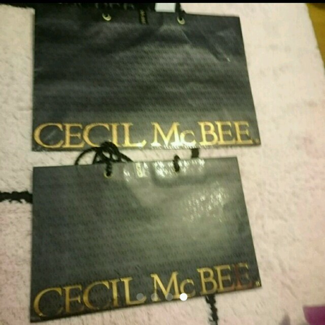 CECIL McBEE(セシルマクビー)のセシルマクビーCECILMcBEE♥ショップ袋セット レディースのバッグ(ショップ袋)の商品写真