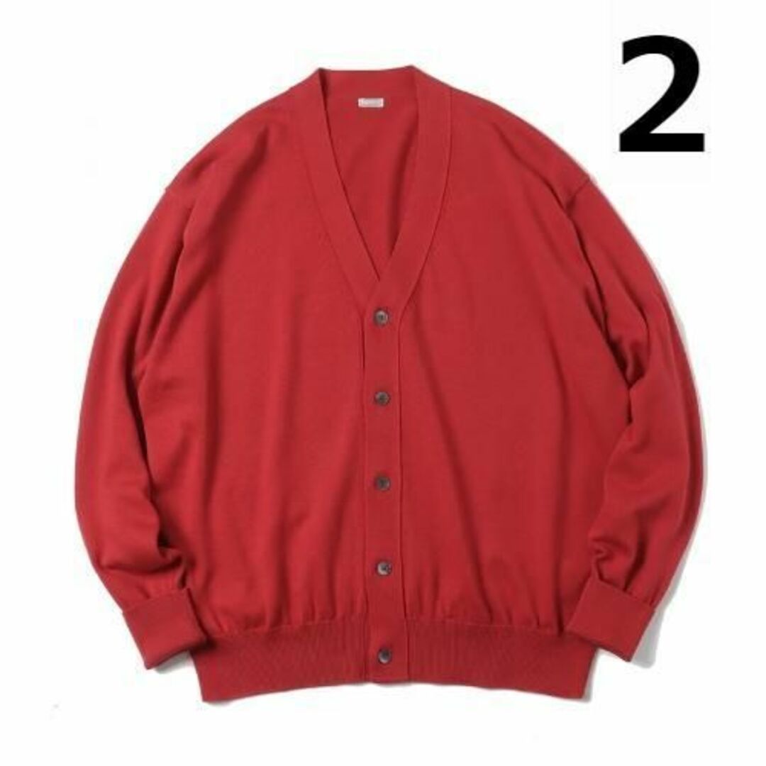 未使用 A.PRESSE 23SS コットンニットカーディガン 2