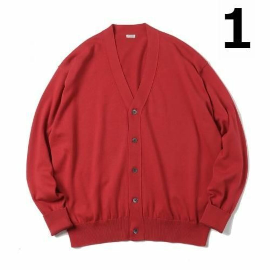 未使用 A.PRESSE 23SS コットンニットカーディガン 1