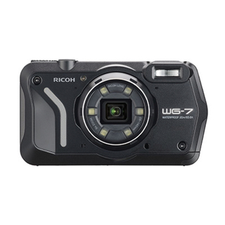 リコー(RICOH)のリコー タフネスカメラ WG-7 ブラック(1台)(コンパクトデジタルカメラ)