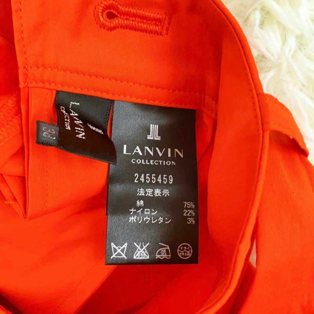 【LANVIN】ランバンコレクション シルク100% ティアード ブラウス 38