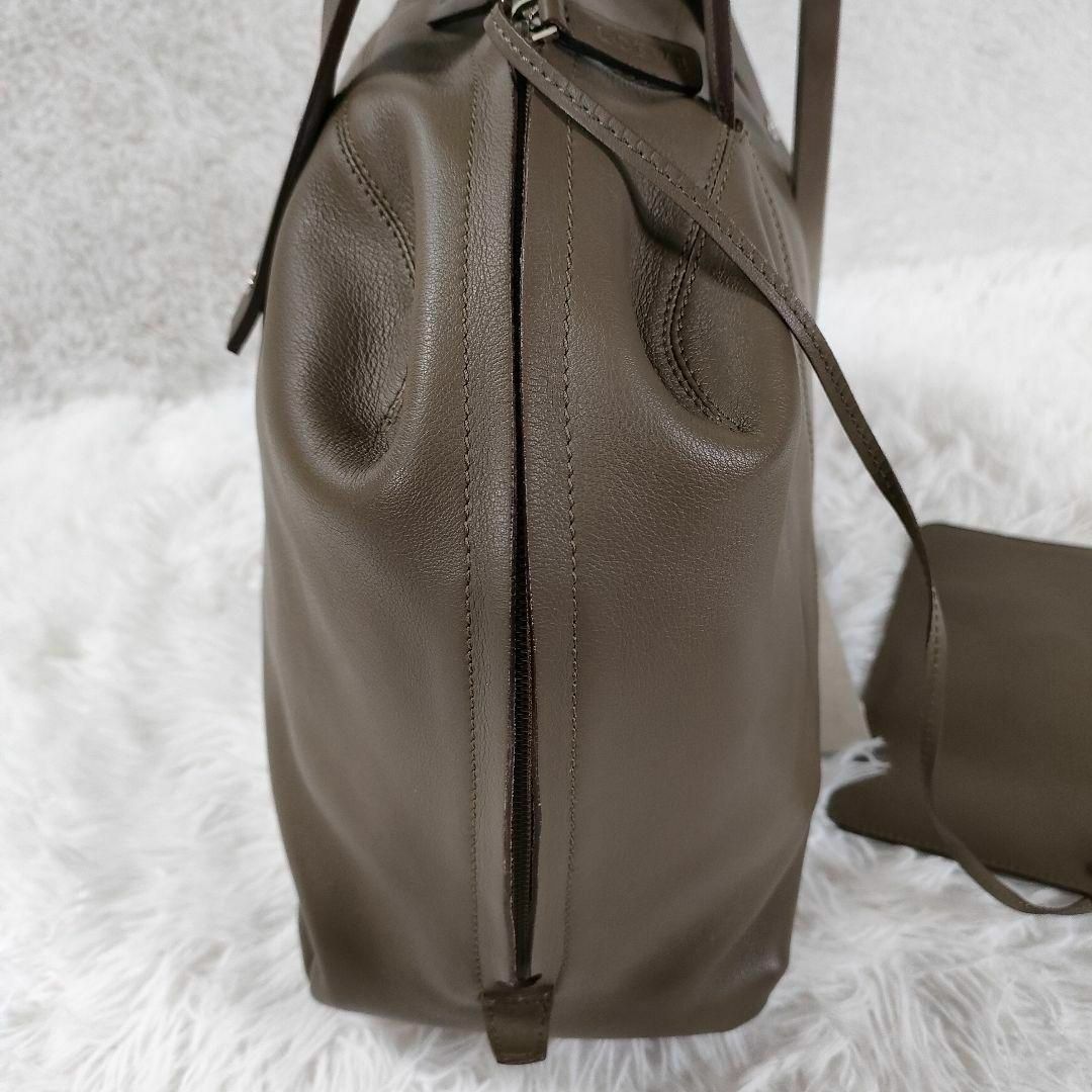 Y1719 美品 ロエベ レザー 2WAY トートバッグ ショルダーバッグ-