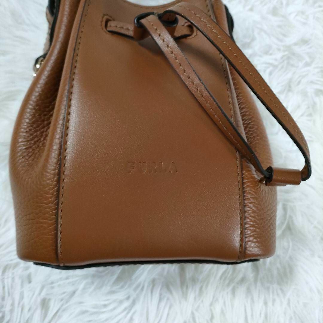 未使用 FURLA フルラ レザー 2WAY ハンドバッグ ショルダーバッグ