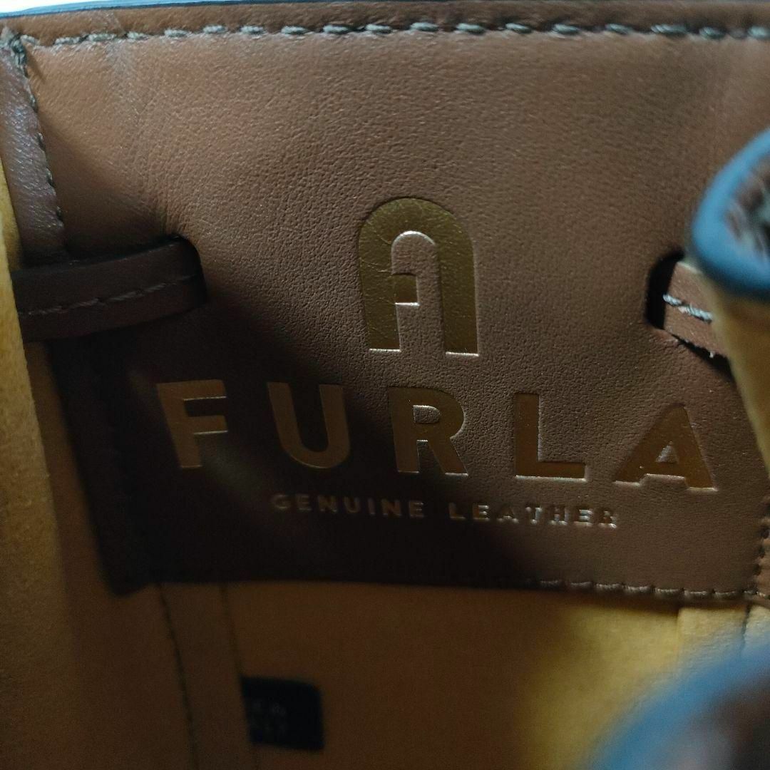 未使用 FURLA フルラ レザー 2WAY ハンドバッグ ショルダーバッグ