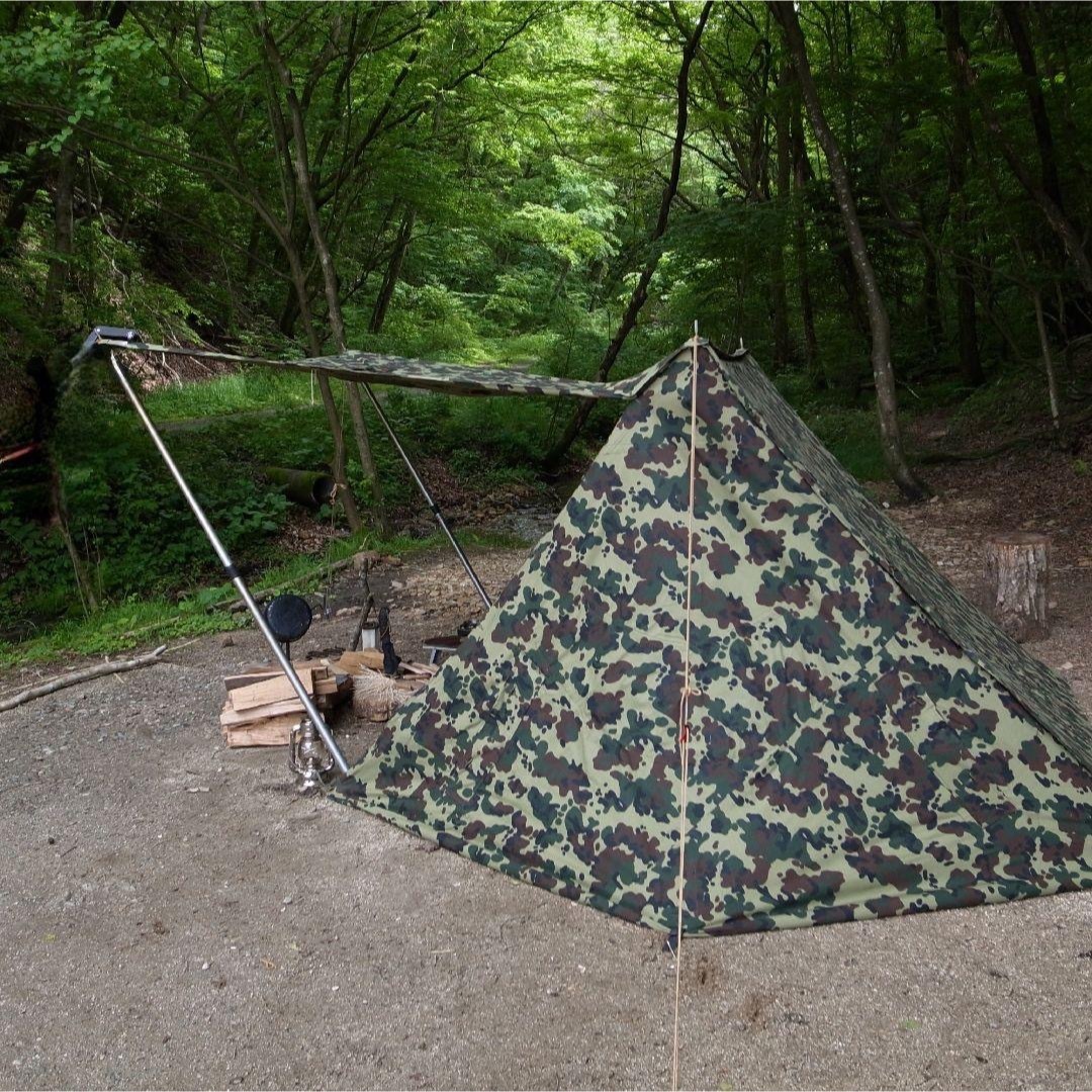 ルーマニア軍幕 デッド 希少 アメーバカモ デットストック M47 4枚