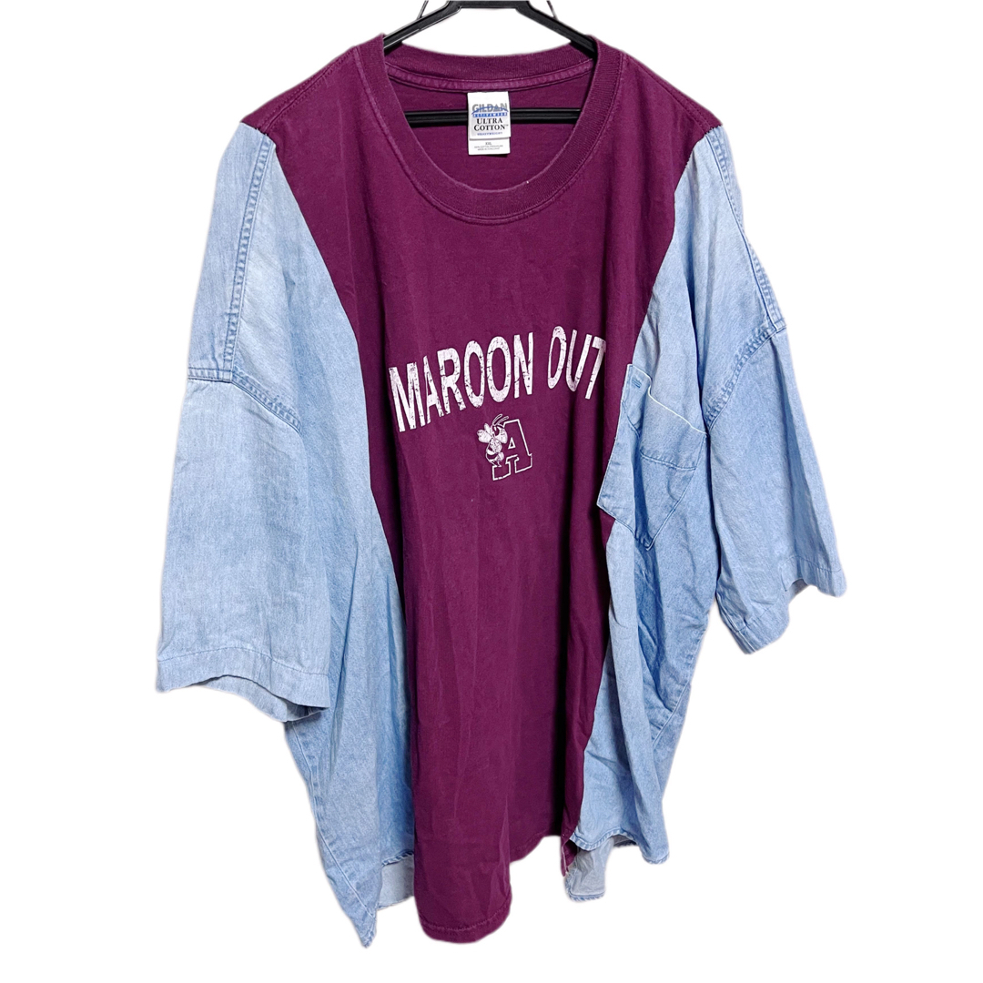 希少★GILDAN ギルダン 90s ヴィンテージリメイクTシャツ ドッキング