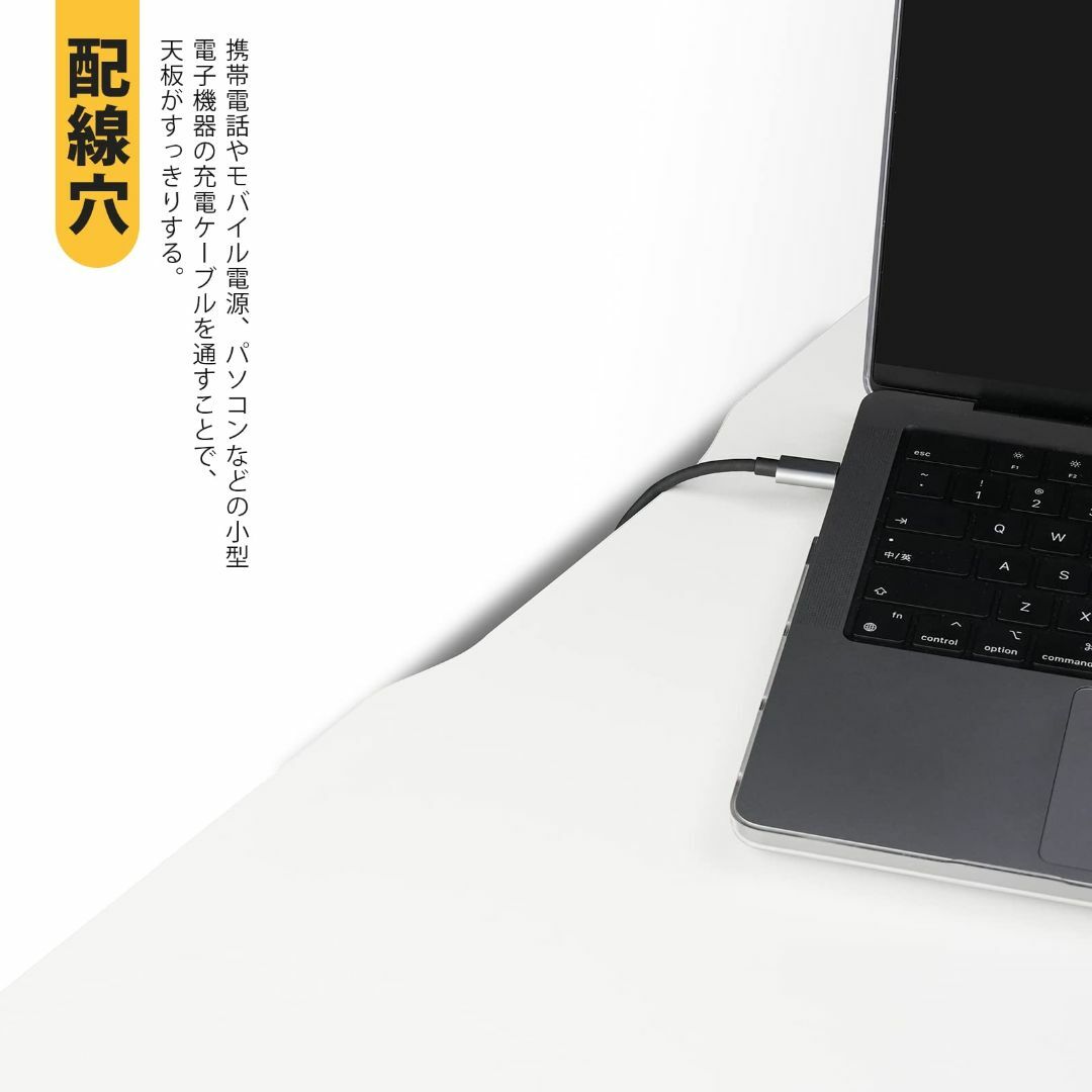 【色: 白い】Maihail デスク 机 pcデスク パソコンデスク l字デスク