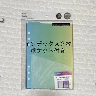 限定価格　完売品　インデックス　クリアポケット　A5サイズ(その他)