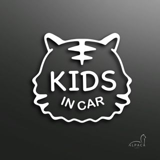 キッズインカー☆とら【練習ステッカー付】キッズオンボードkidsincar(車外アクセサリ)