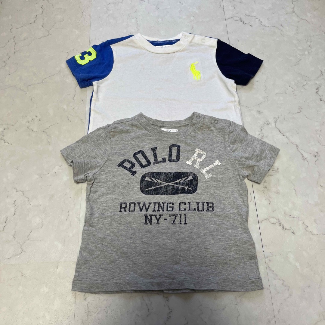 POLO RALPH LAUREN(ポロラルフローレン)のPOLO RALPH LAUREN Tシャツ2枚セット キッズ/ベビー/マタニティのベビー服(~85cm)(Ｔシャツ)の商品写真