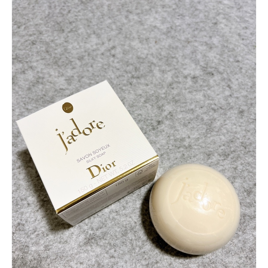 Dior(ディオール)の新品・未使用　dior ジャドール　シルキーソープ コスメ/美容のボディケア(ボディソープ/石鹸)の商品写真