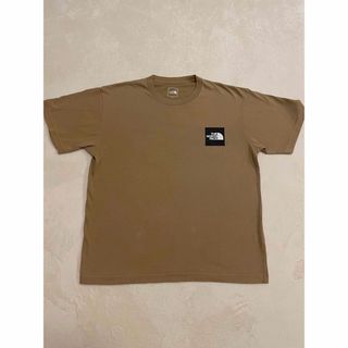 ザノースフェイス(THE NORTH FACE)のthe north face Tシャツ XL ブラウン ボックスロゴ(Tシャツ/カットソー(半袖/袖なし))