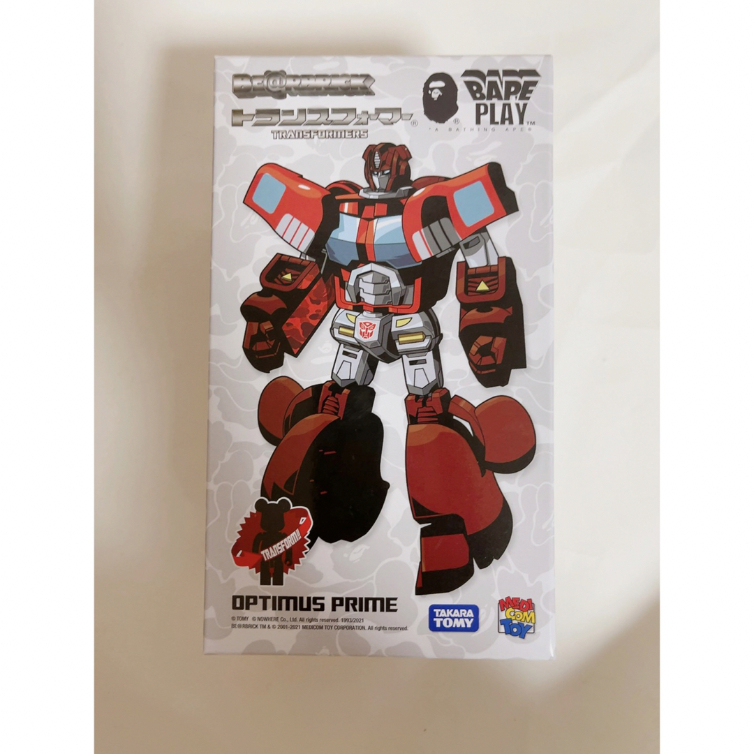 BE@RBRICK(ベアブリック)のBE@RBRICK TRANSFORMERS BAPE(R) RED ハンドメイドのおもちゃ(フィギュア)の商品写真