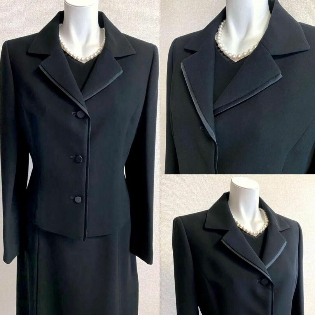 ◇当日発送可能【美品】カンサイフォーマル 高級喪服礼服 ワンピース