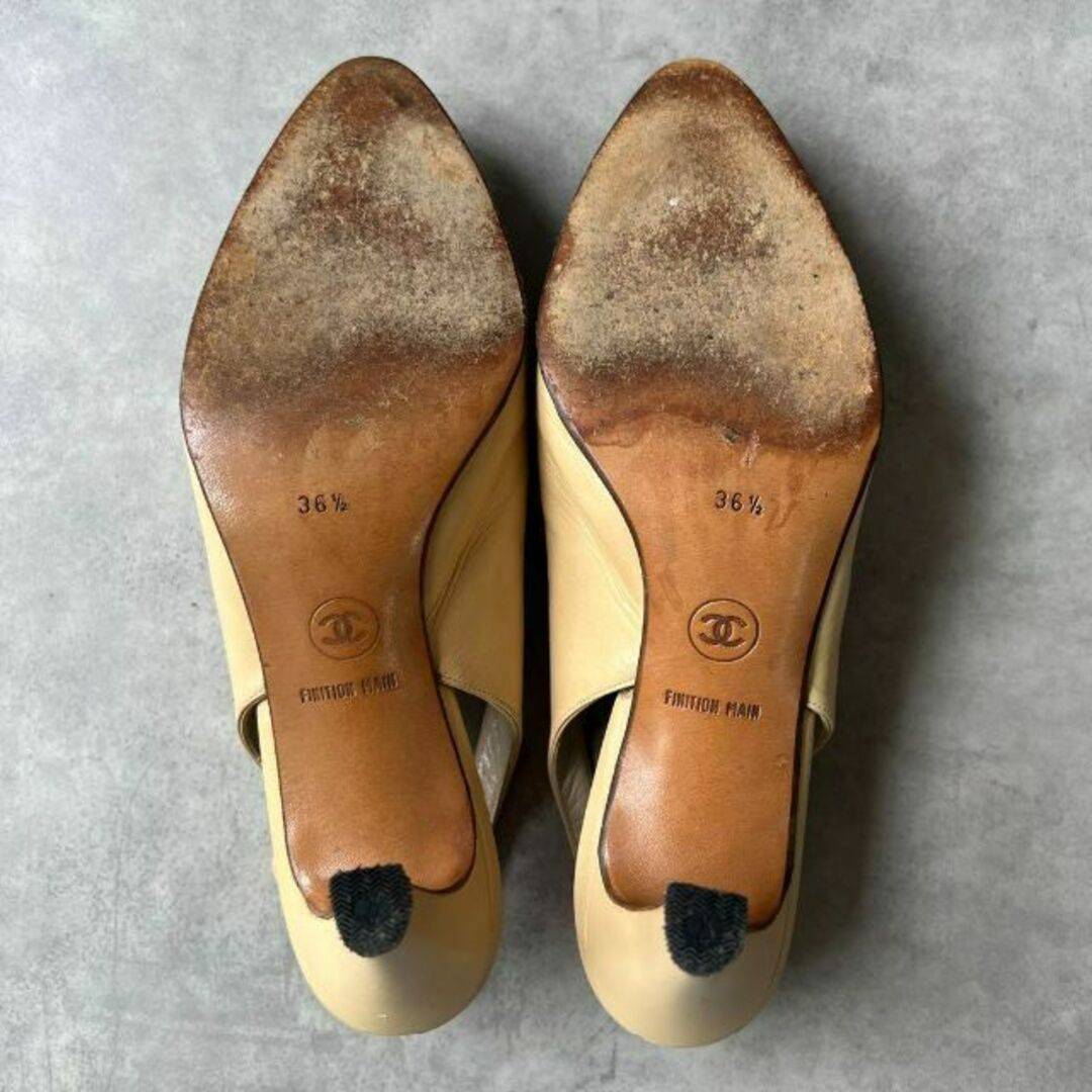 シャネル バック ストラップ パンプス バイカラー - ハイヒール/パンプス シャネル バック ストラップ パンプス バイカラー - ハイヒール/パンプス