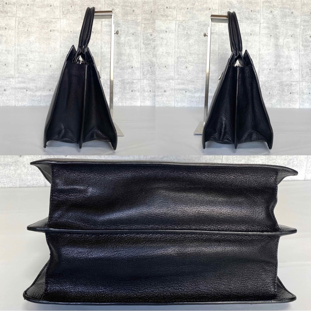 【極美品】JIMMY CHOO REBEL レベル ブラック2WAYトートバッグ