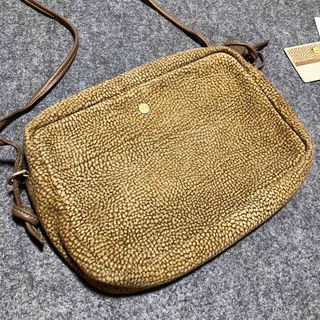 【美品】BORBONESE【ボルボネーゼ】ショルダーバッグ / うずら柄(ショルダーバッグ)