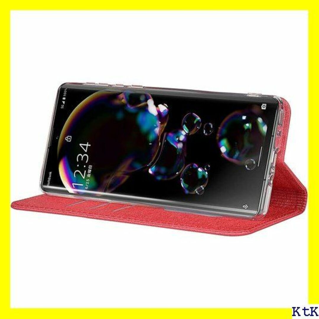 ６ Eastwave AQUOS R6 ケース doo S 便利 レッド 540 スマホ/家電/カメラのスマホアクセサリー(モバイルケース/カバー)の商品写真