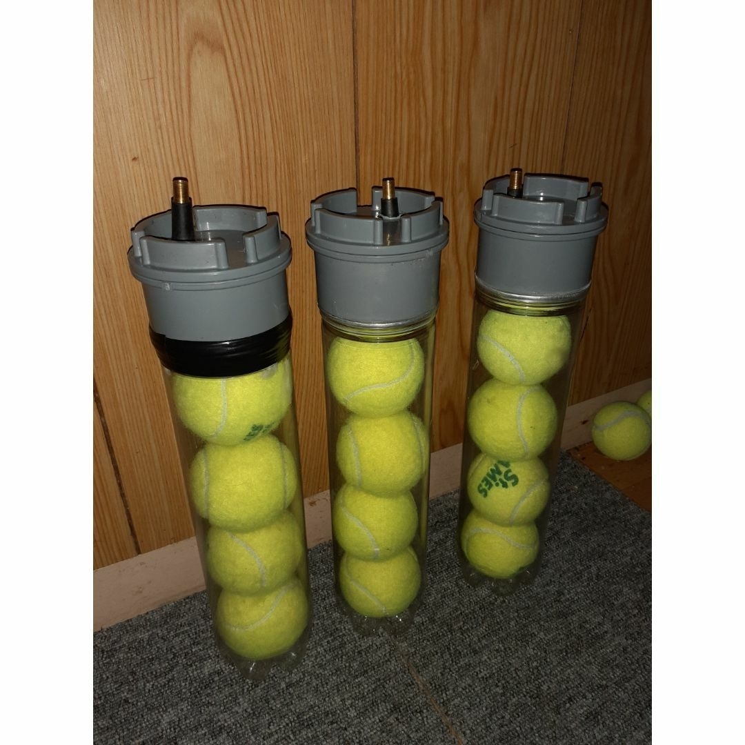 自作テニスボール　加圧保管機　テニスボール１２個入ります！