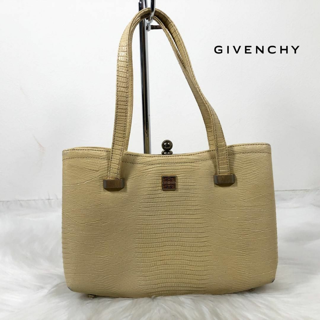 GIVENCHY ハンドバッグ リザード レザー ジバンシィ ハンドバッグ買取激安