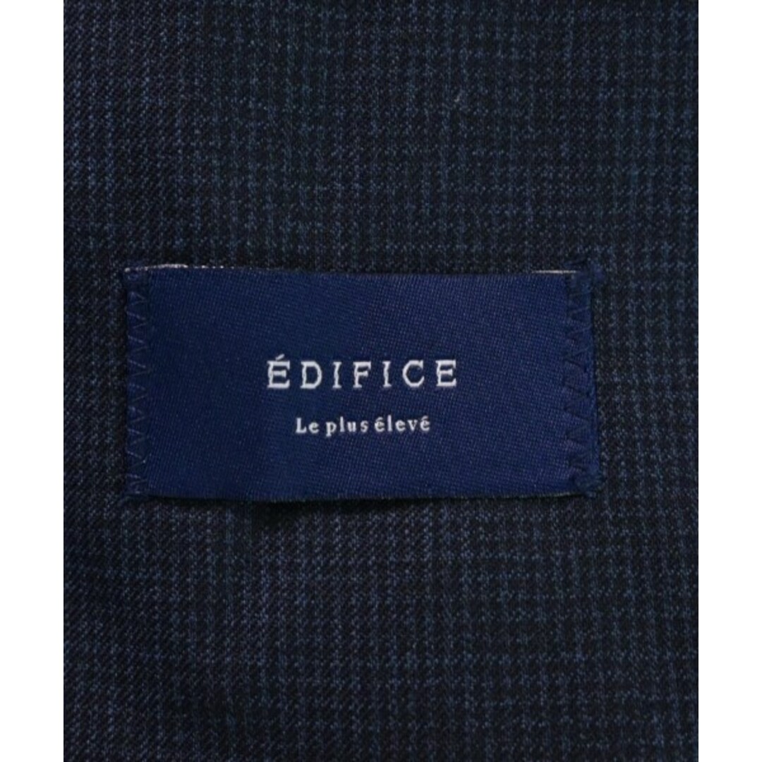 EDIFICE - EDIFICE エディフィス カジュアルジャケット 44(S位) 紺x黒 ...