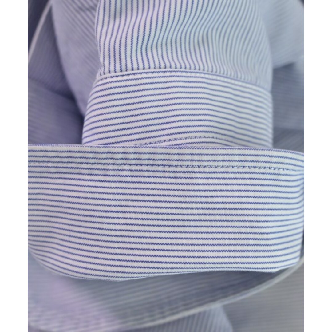 SOVEREIGN ソブリン ドレスシャツ 37(XS位) 青x白(ストライプ) 【古着】【中古】