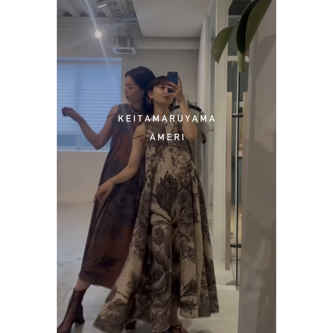 アメリ KEITAMARUYAMA VOLUME FLARE DRESS