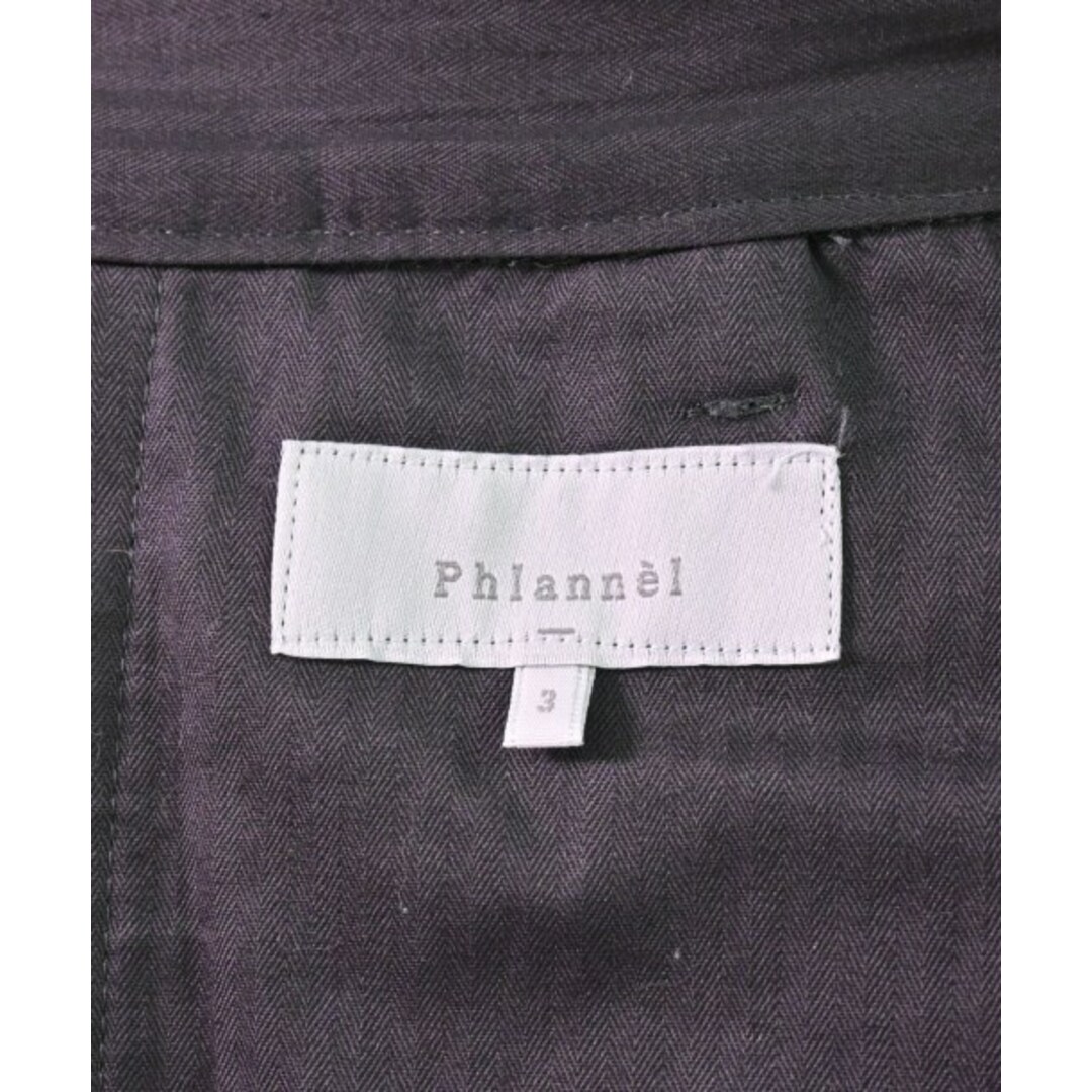 2022年製 Phlannel チノパン 3(L位) ダークグレー系(ヘリンボーン ...