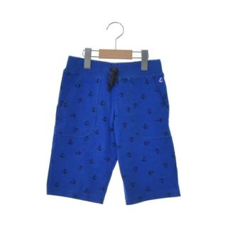 プチバトー(PETIT BATEAU)のPETIT BATEAU プチバトー パンツ（その他） 128 青x黒(総柄) 【古着】【中古】(パンツ/スパッツ)