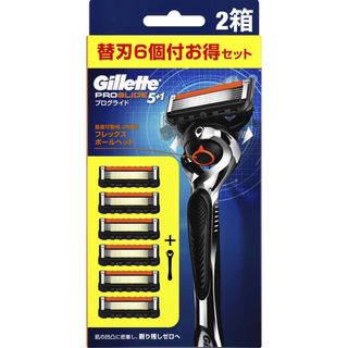 ジレット(Gillette)のジレット　フュージョン5+1 シリーズ　替刃セット(カミソリ)