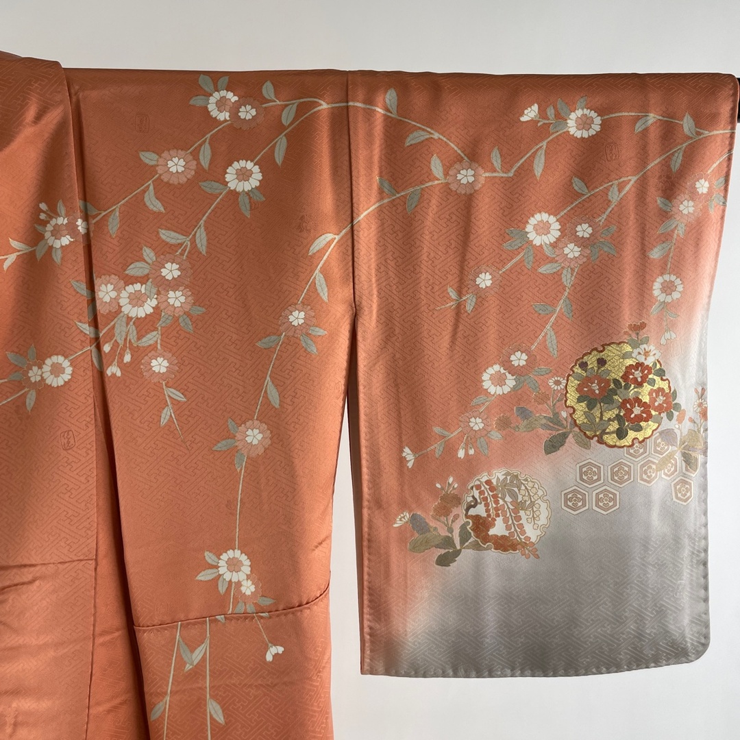 訪問着 美品 名品 身丈160cm 裄丈65cm 正絹 【中古】
