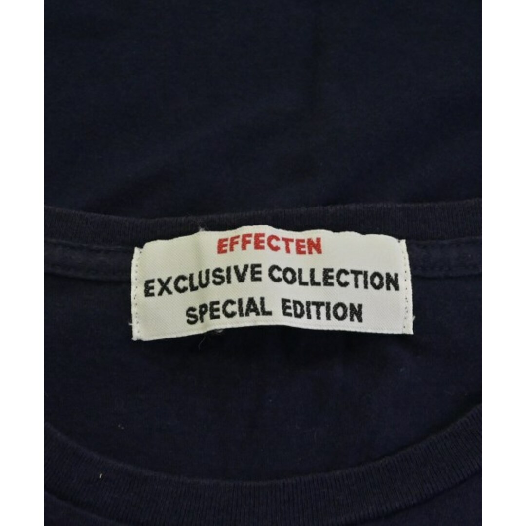 EFFECTEN(エフェクテン)のEFFECTEN エフェクテン Tシャツ・カットソー -(M位) 紺 【古着】【中古】 メンズのトップス(Tシャツ/カットソー(半袖/袖なし))の商品写真