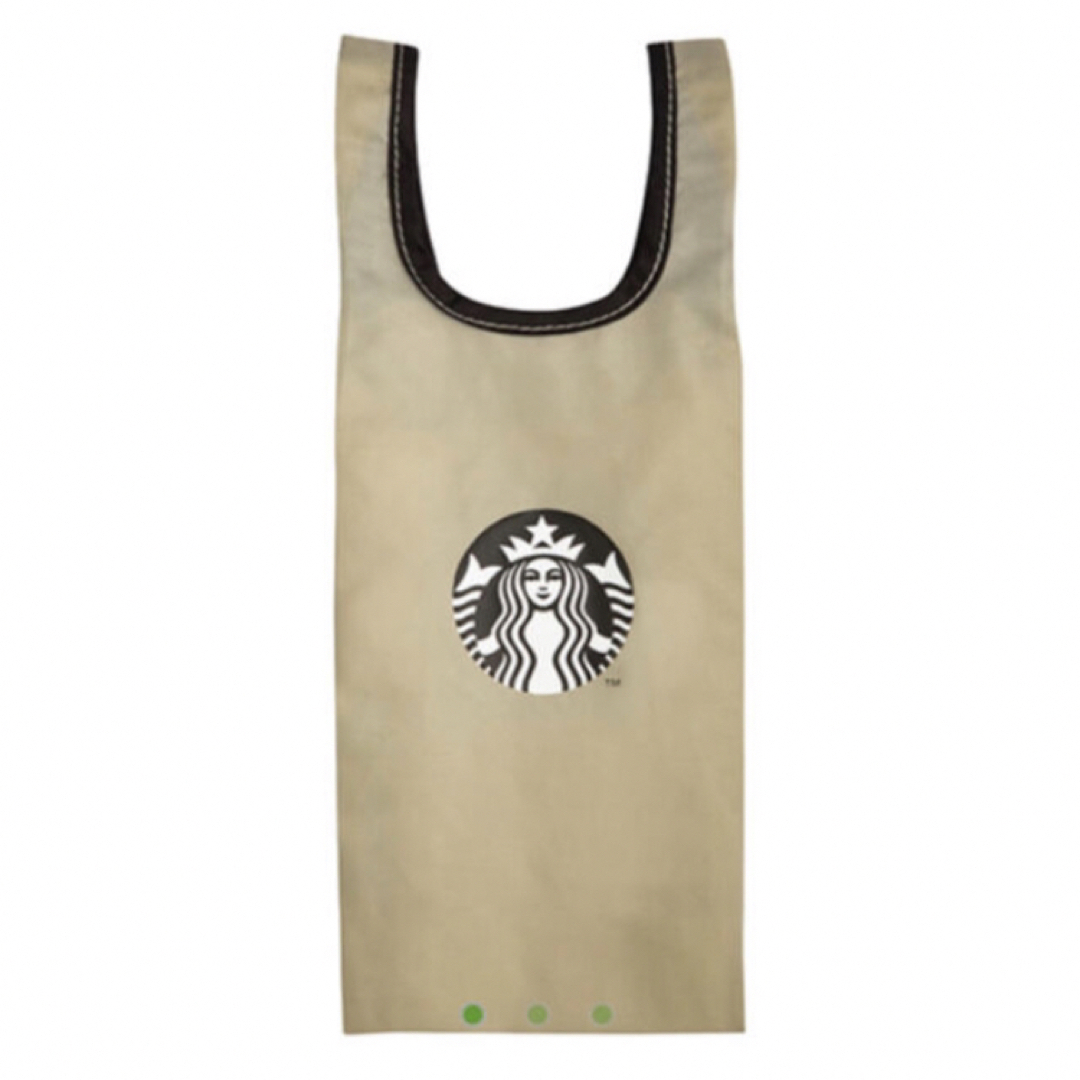 Starbucks Coffee(スターバックスコーヒー)のスタバ　サマードリンクホルダー　ベージュ　台湾限定 レディースのバッグ(エコバッグ)の商品写真