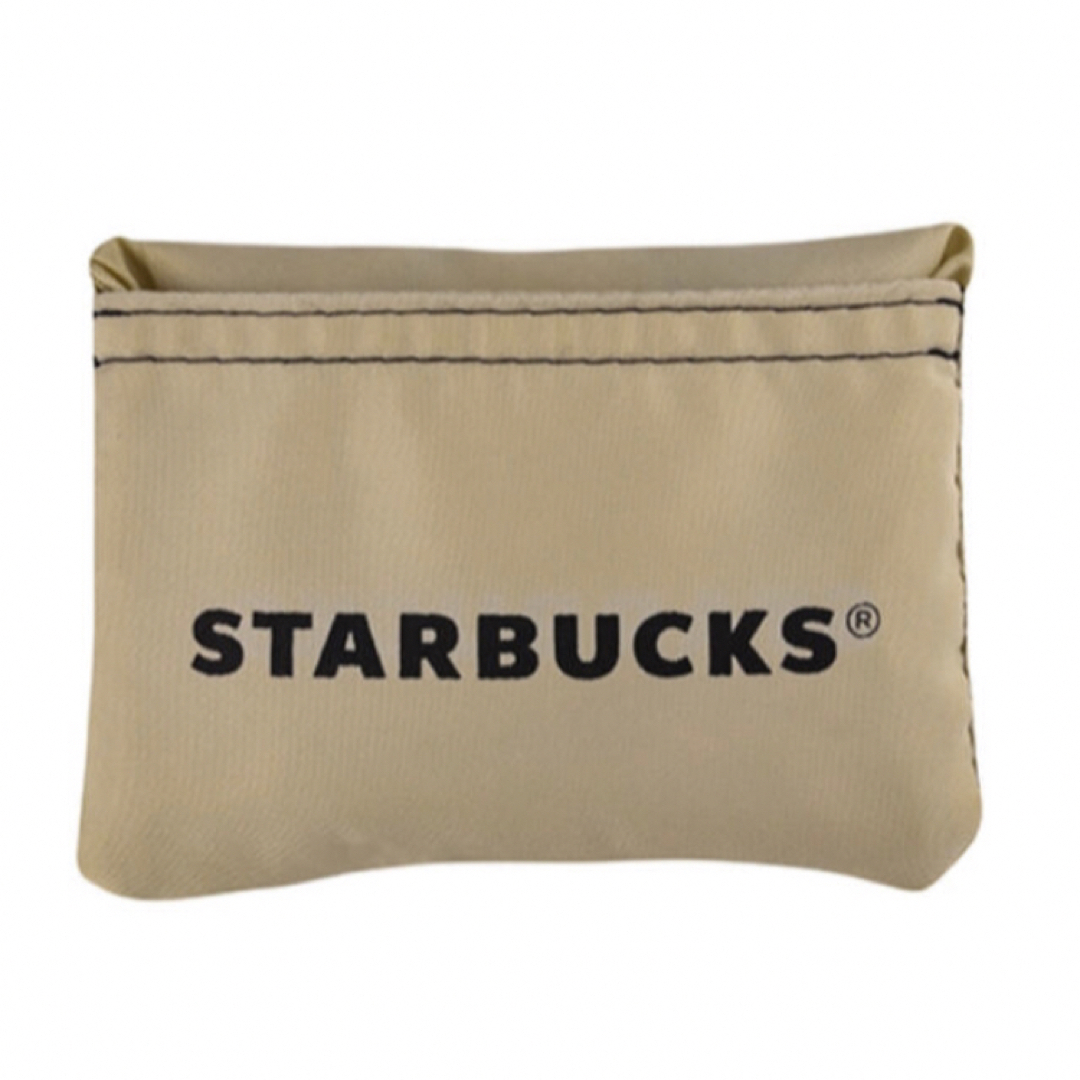 Starbucks Coffee(スターバックスコーヒー)のスタバ　サマードリンクホルダー　ベージュ　台湾限定 レディースのバッグ(エコバッグ)の商品写真