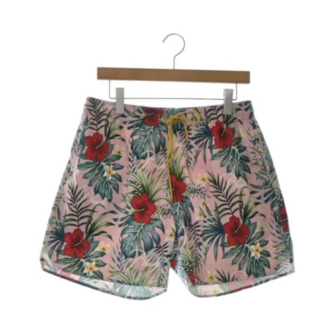 RHUDE ルード ショートパンツ L ピンクx緑x赤等(花柄) 【古着】【中古