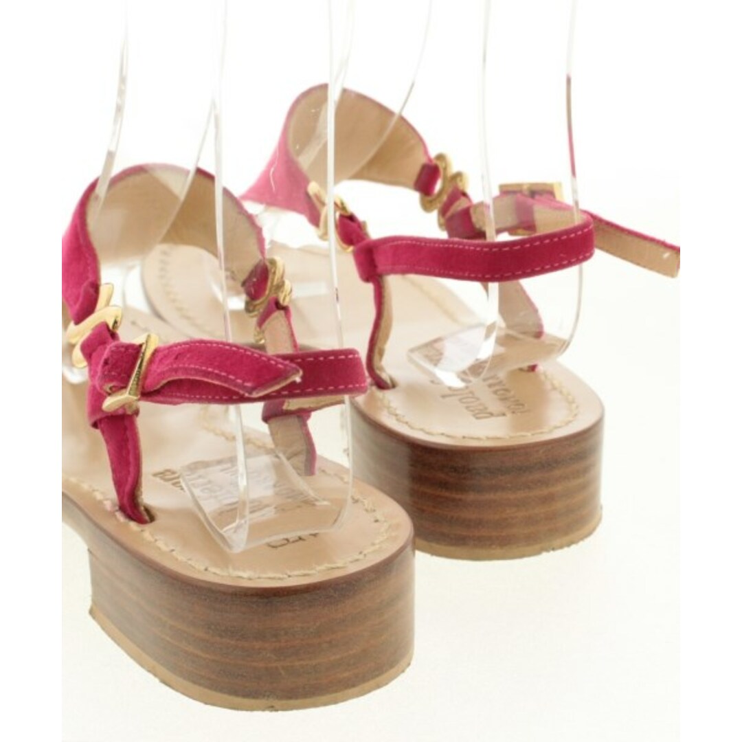 PAOLO FERRARA サンダル EU36(22.5cm位) ピンク 【古着】【中古】 レディースの靴/シューズ(サンダル)の商品写真