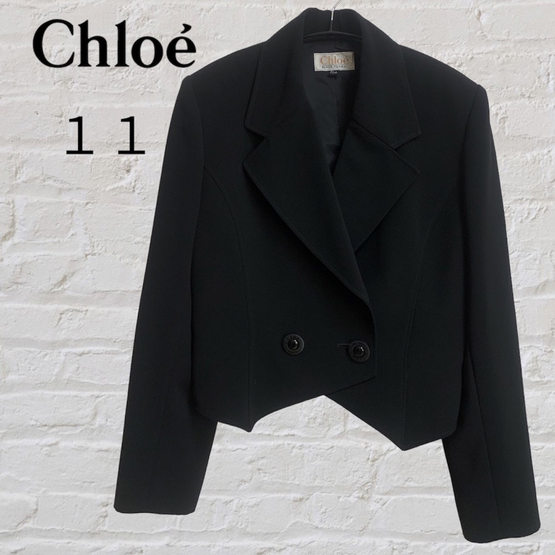 Chloe - 美品 Chloe クロエ ブラック フォーマル ショートジャケット