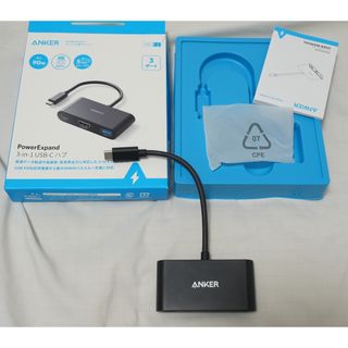 アンカー(Anker)のAnker PowerExpand 3-in-1 USB-C ハブ (PC周辺機器)