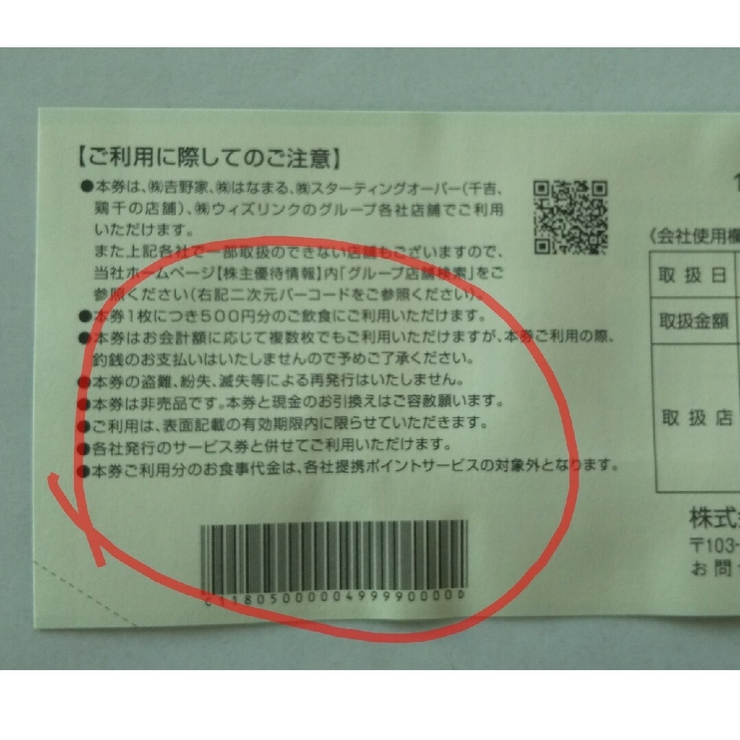 吉野家(ヨシノヤ)のぽんちゃん様専用　吉野家株主優待券500円分&ちいかわトレカ1枚 エンタメ/ホビーのコレクション(その他)の商品写真