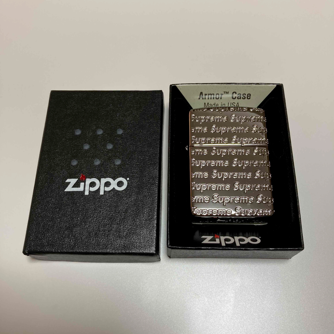 Supreme Repeat Engraved Zippo Lighter