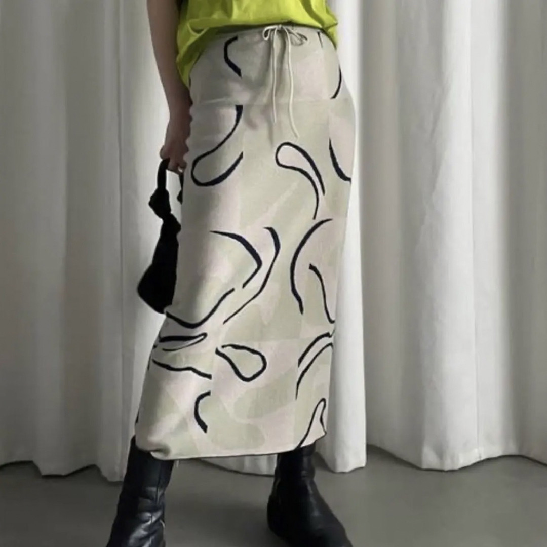 MEDI CURVE ART TIGHT SKIRT   ロングスカート