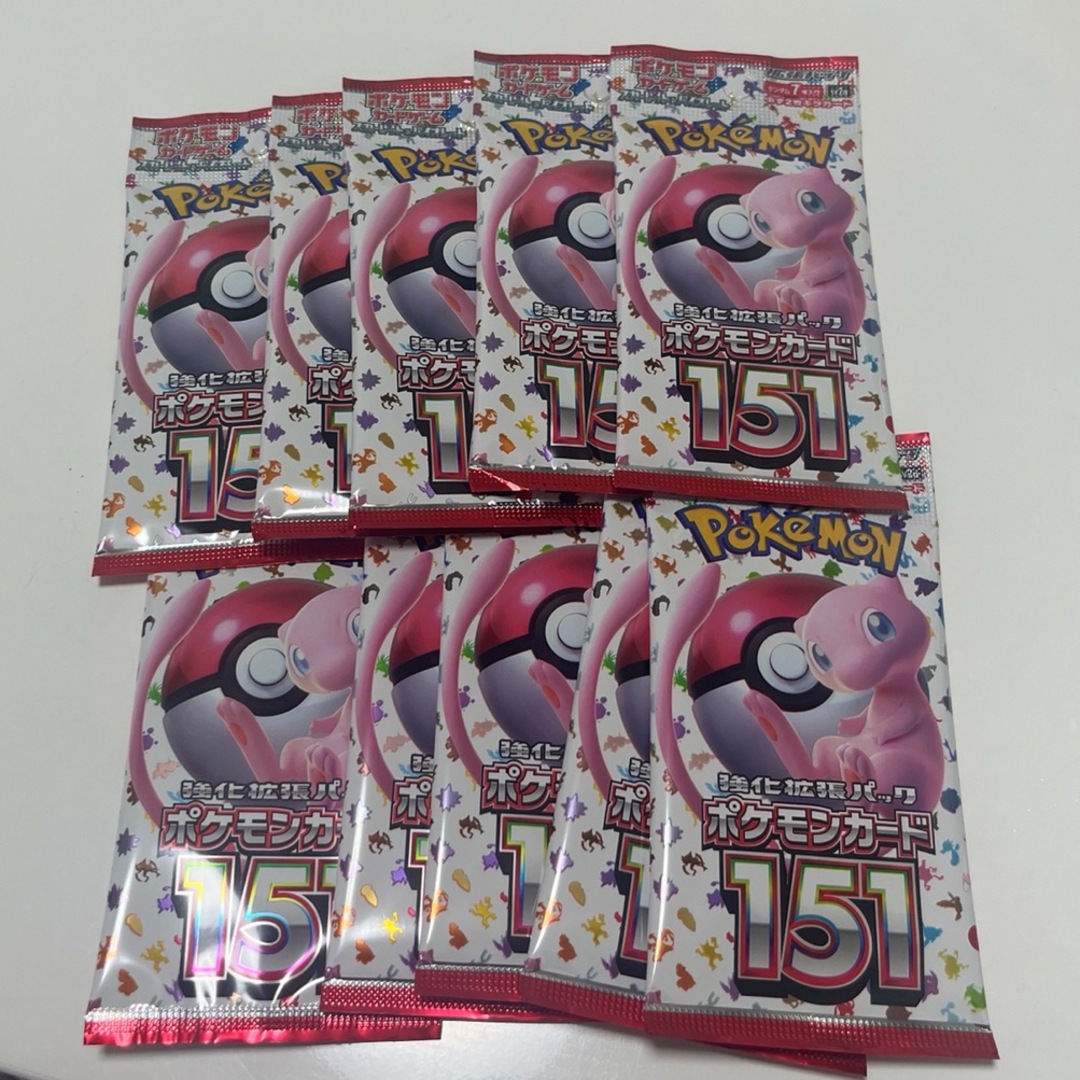 ポケモンカード151 バラ 10パックの通販 by シチリア's shop｜ラクマ