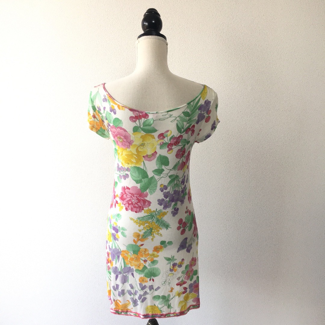 LEONARD - 美品 LEONARD レオナール 花柄 チュニック ワンピースの通販